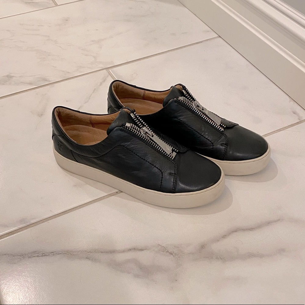 Frye zip sneakers